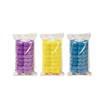 CleanSnap™ Replacement Brush Heads | 56 Pack 🌊🍋💜