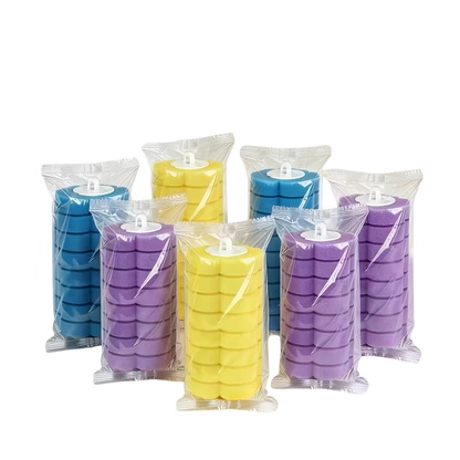 CleanSnap™ Replacement Brush Heads | 56 Pack 🌊🍋💜