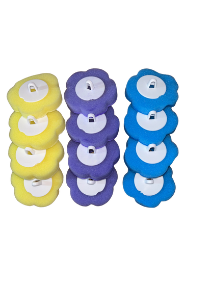 CleanSnap™ Replacement Brush Heads | 56 Pack 🌊🍋💜