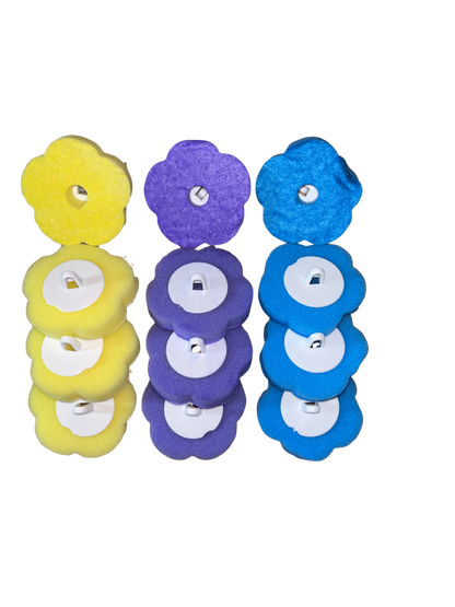 CleanSnap™ Replacement Brush Heads | 56 Pack 🌊🍋💜